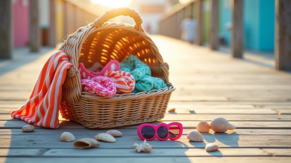 Panier de plage : ce qui part le mieux en boutique de bord de mer